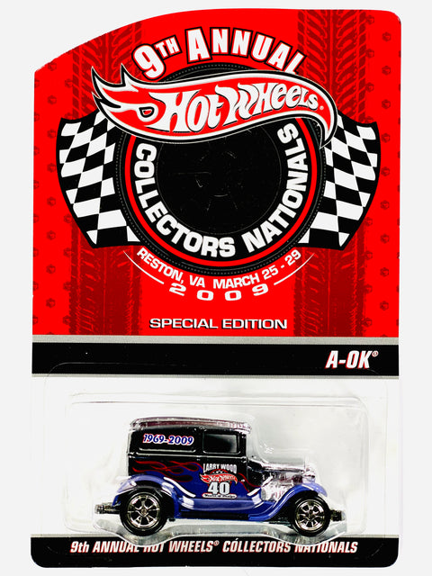 Hot Wheels 2009 9th Annual Collectors Nationals Reston, VA Larry Wood A-OK Sample