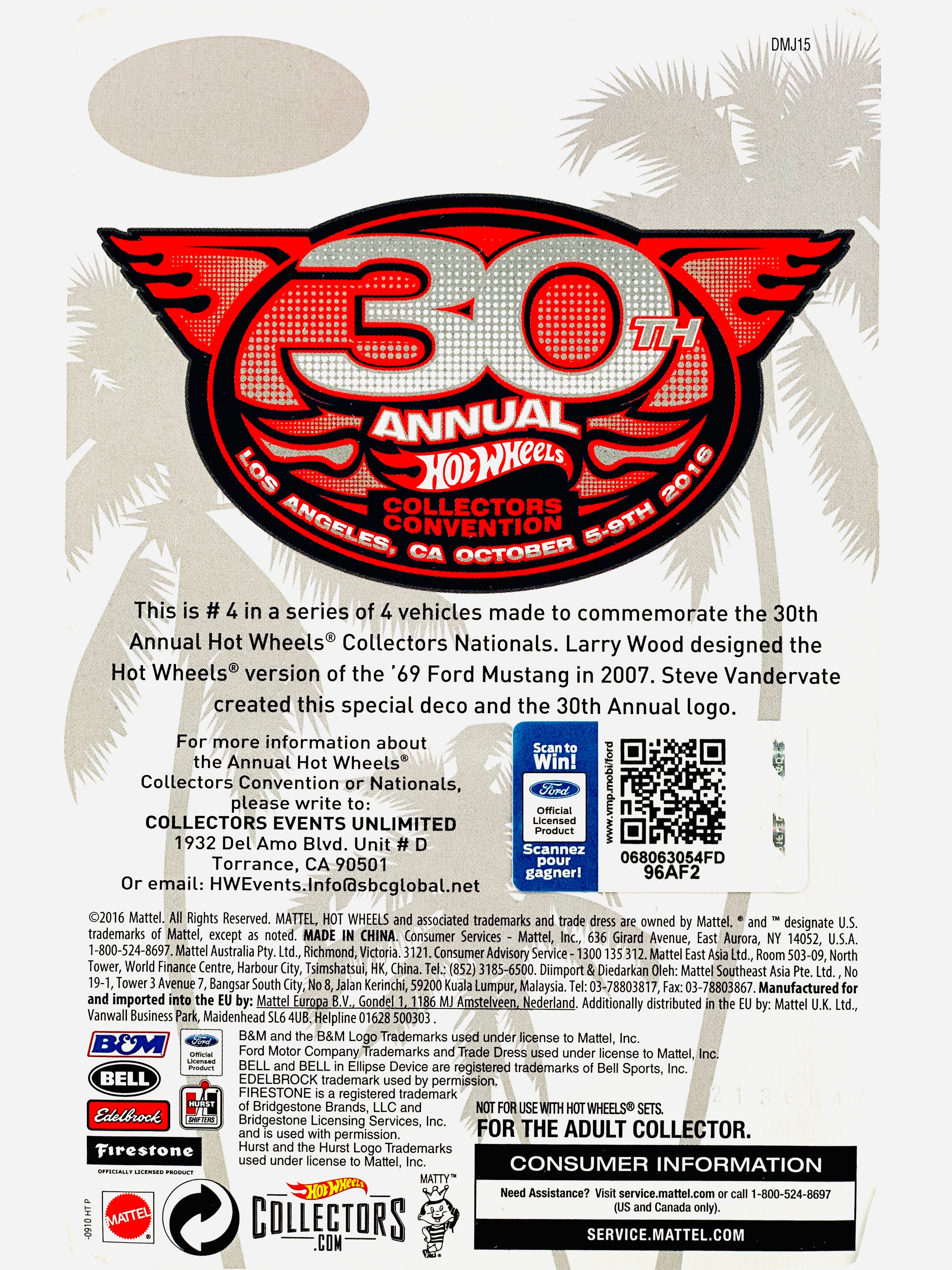 Hot Wheels 2016 30th Annual Collectors Convention Los Angeles, CA