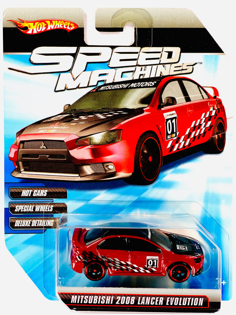 Hot Wheels 2009 Car Culture Speed Machines Mitsubishi 2008 Lancer Evolution