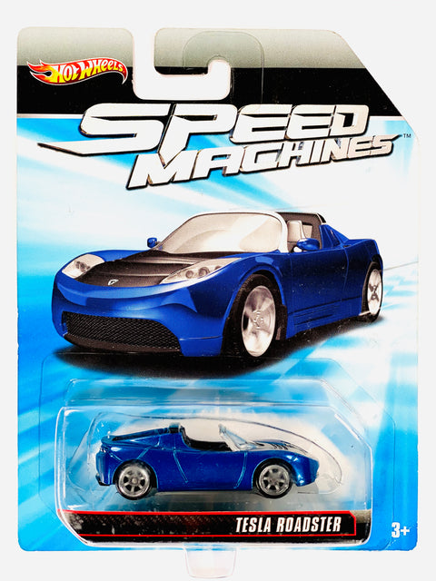 Hot Wheels 2011 Car Culture Speed Machines Tesla Roadster - Damaged Card