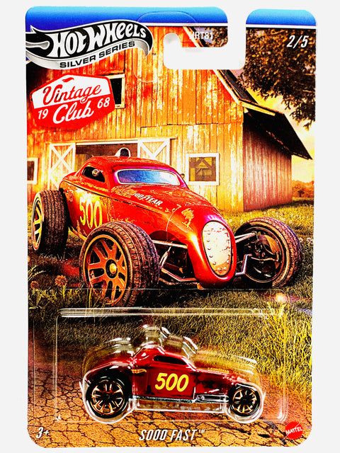 Hot Wheels 2025 Vintage Racing Club Sooo Fast - Damaged Card