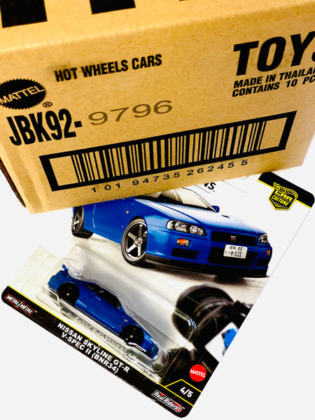 Hot Wheels 2025 Car Culture Nissan Skyline GT-R V-Spec II (BNR34