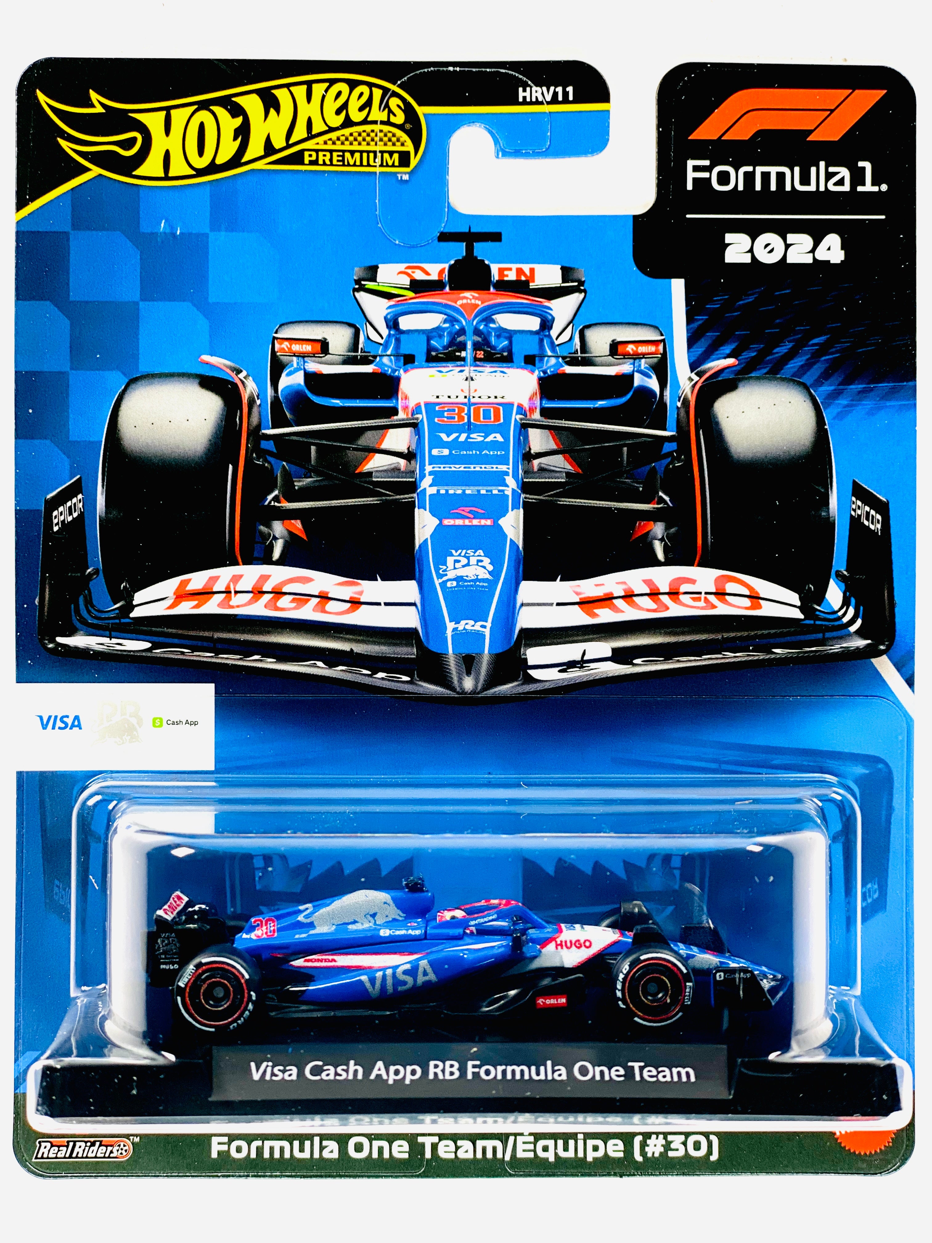 Hot Wheels 2025 Formula 1 Race Team Daniel Ricciardo F1 Visa Cash