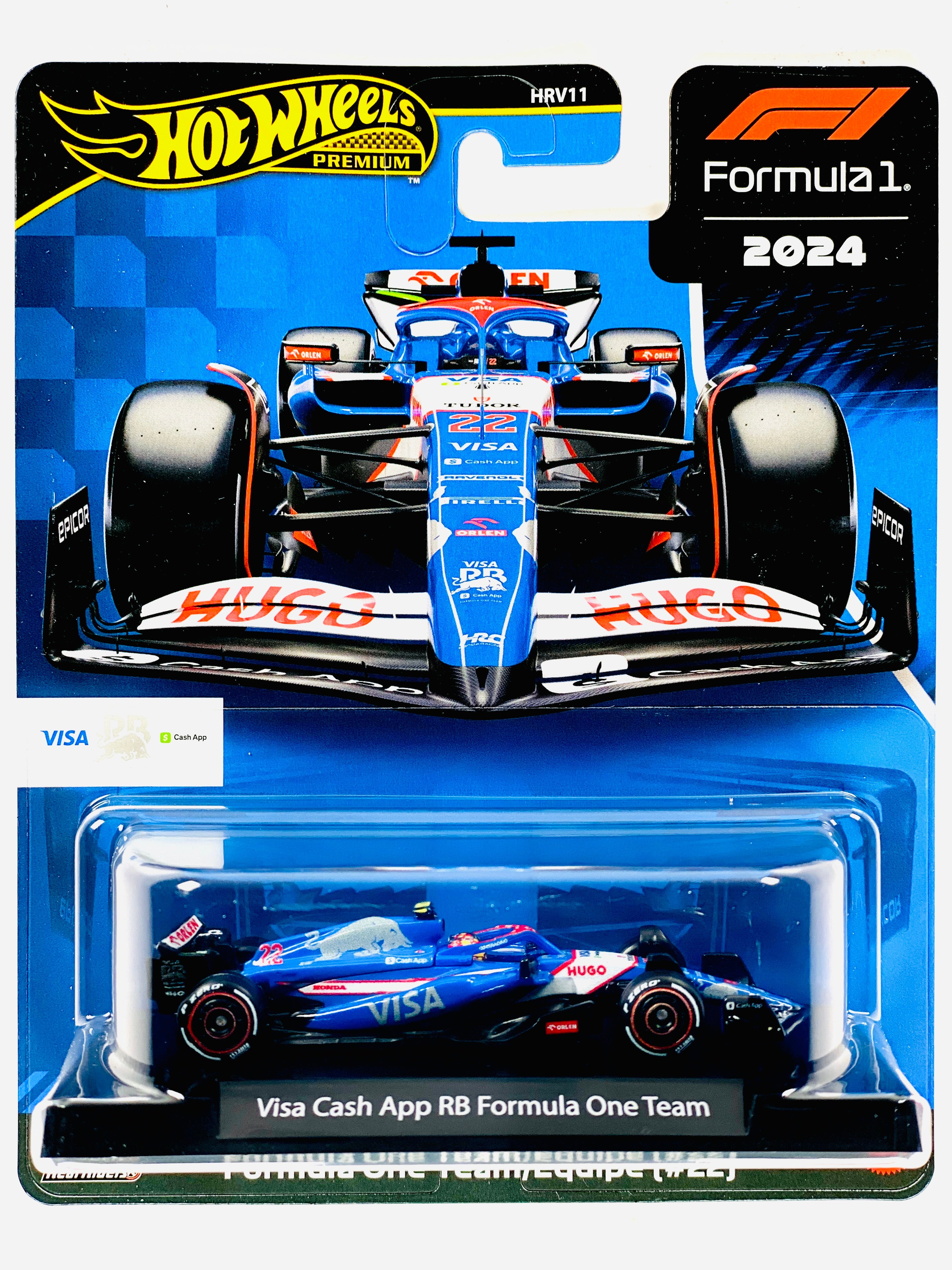 Hot Wheels 2025 Formula 1 Race Team Yuki Tsunoda F1 Visa Cash App
