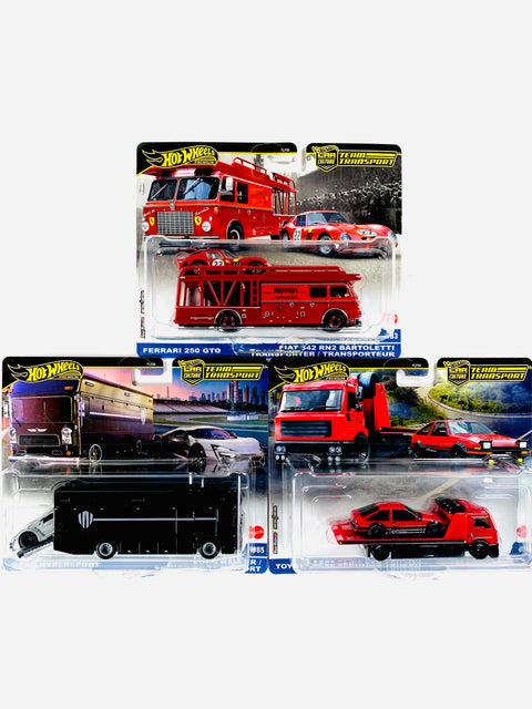 Hot Wheels 2025 Team Transport Case H (Set of 3)