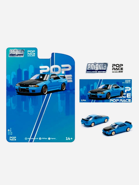Pop Race Enigma Exclusive Nissan Skyline R32 Bayside Blue #009 Chase