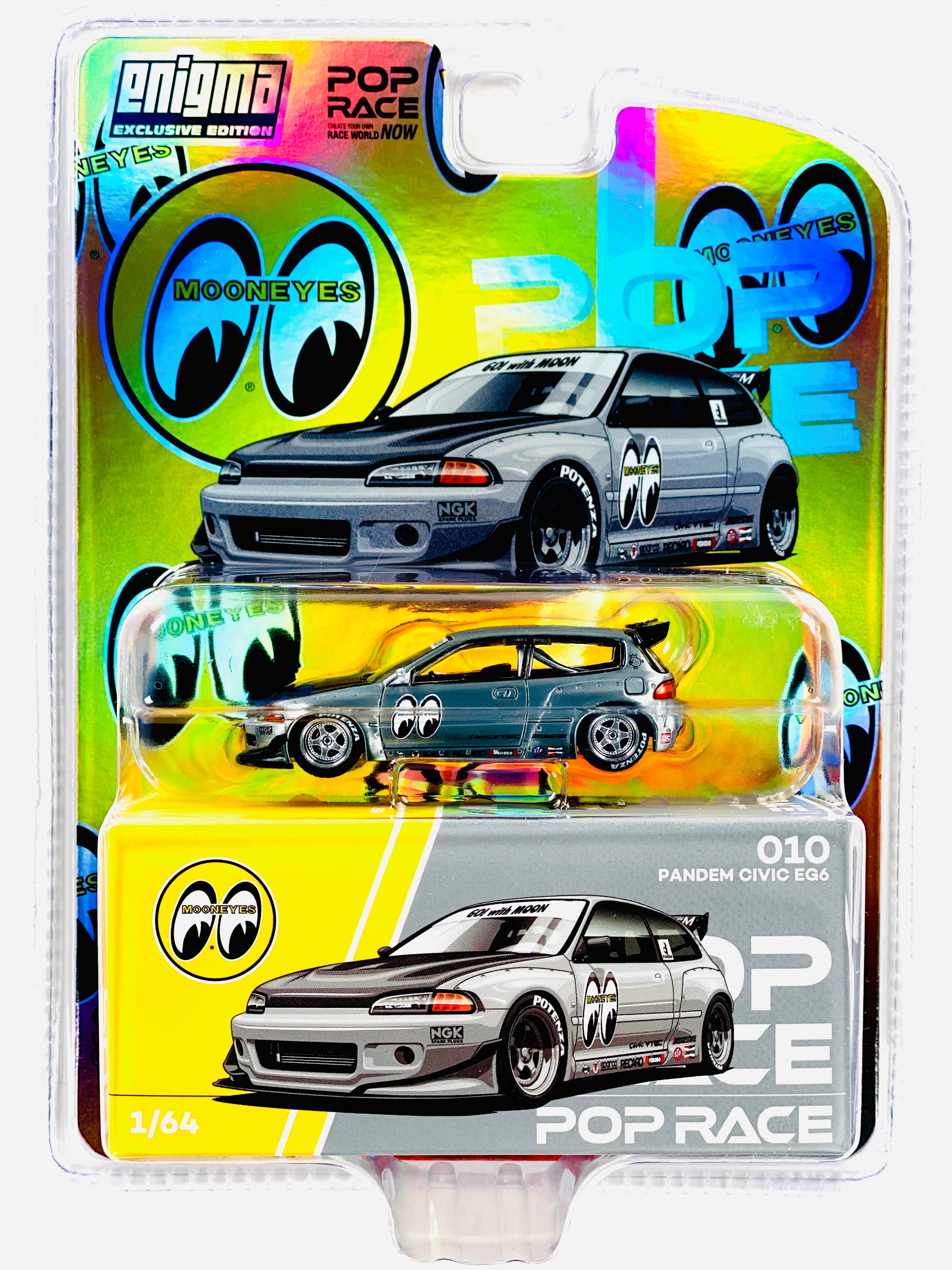 Pop Race Enigma Exclusive Mooneyes Pandem Civic EG6 V1.5 #010
