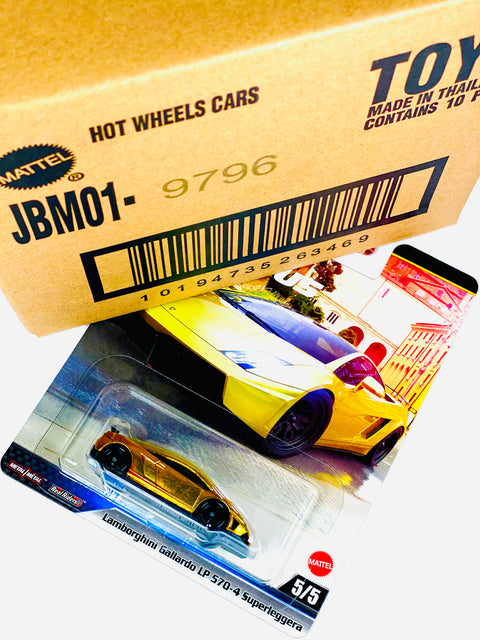 Hot Wheels 2025 Fast & Furious Lamborghini Gallardo LP 570-4 Superleggera Factory Sealed Solid Pack (10 Cars)