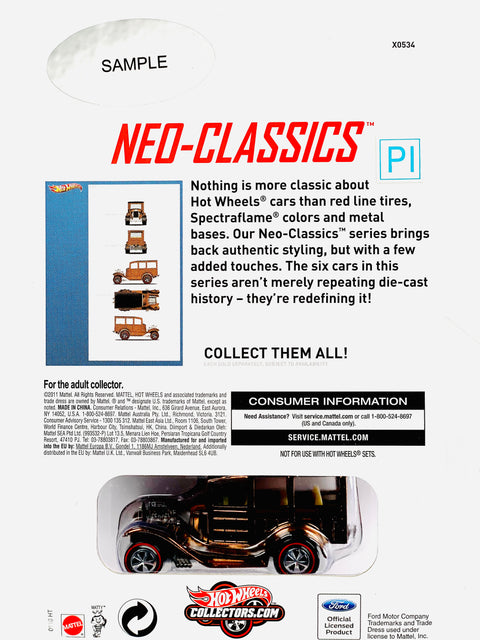 Hot Wheels 2012 RLC Exclusive Neo Classics Series 11 1931 Ford Woody Sample