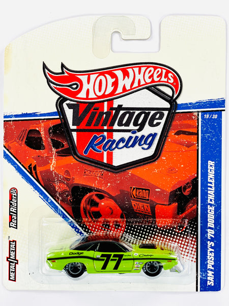 Westminster カルーセル　超レア‼️ Hot Wheels 2010 Real Riders Vintage Racing Sam Posey's '70 Dodge