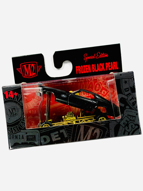 M2 Machines Auto-thentics Special Edition Frozen Black Pearl 1969 Ford Mustang Funny Car Chase