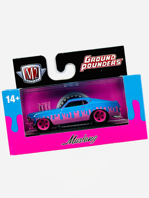 M2 Machines Auto-thentics Ground Pounders 1969 Ford Mustang GT Chase - Damaged Box