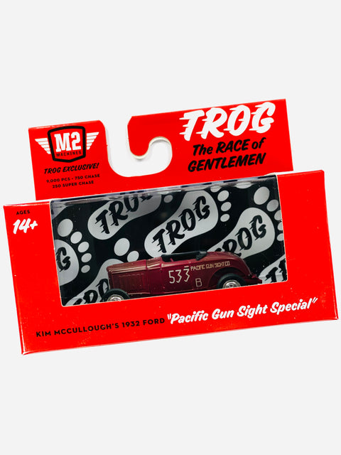 M2 Machines Auto-thentics TROG Kim McCullough's 1932 Ford Pacific Gun Sight Special