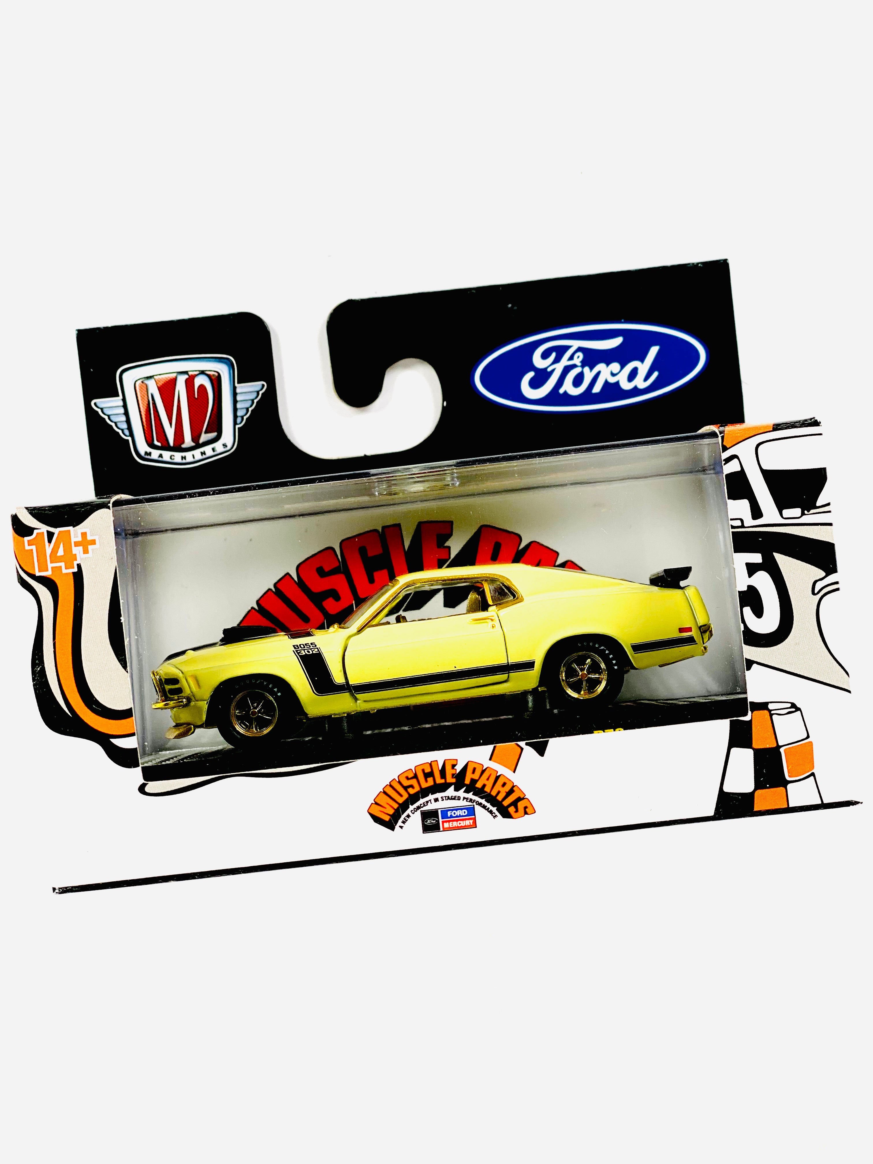 M2 Machines Auto-thentics Muscle Parts 1970 Ford Muscle BOSS 302