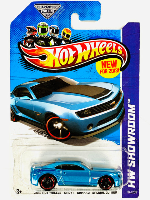 Hot Wheels 2013 HW Showroom Chevy Camaro Special Edition HTF Gray Base - Soft Corners