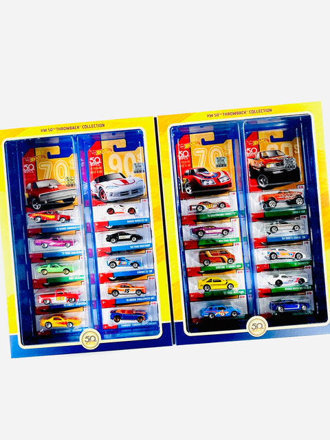 Hot Wheels 2018 50th Anniversary Throwback Collection Factory Sealed Box Set