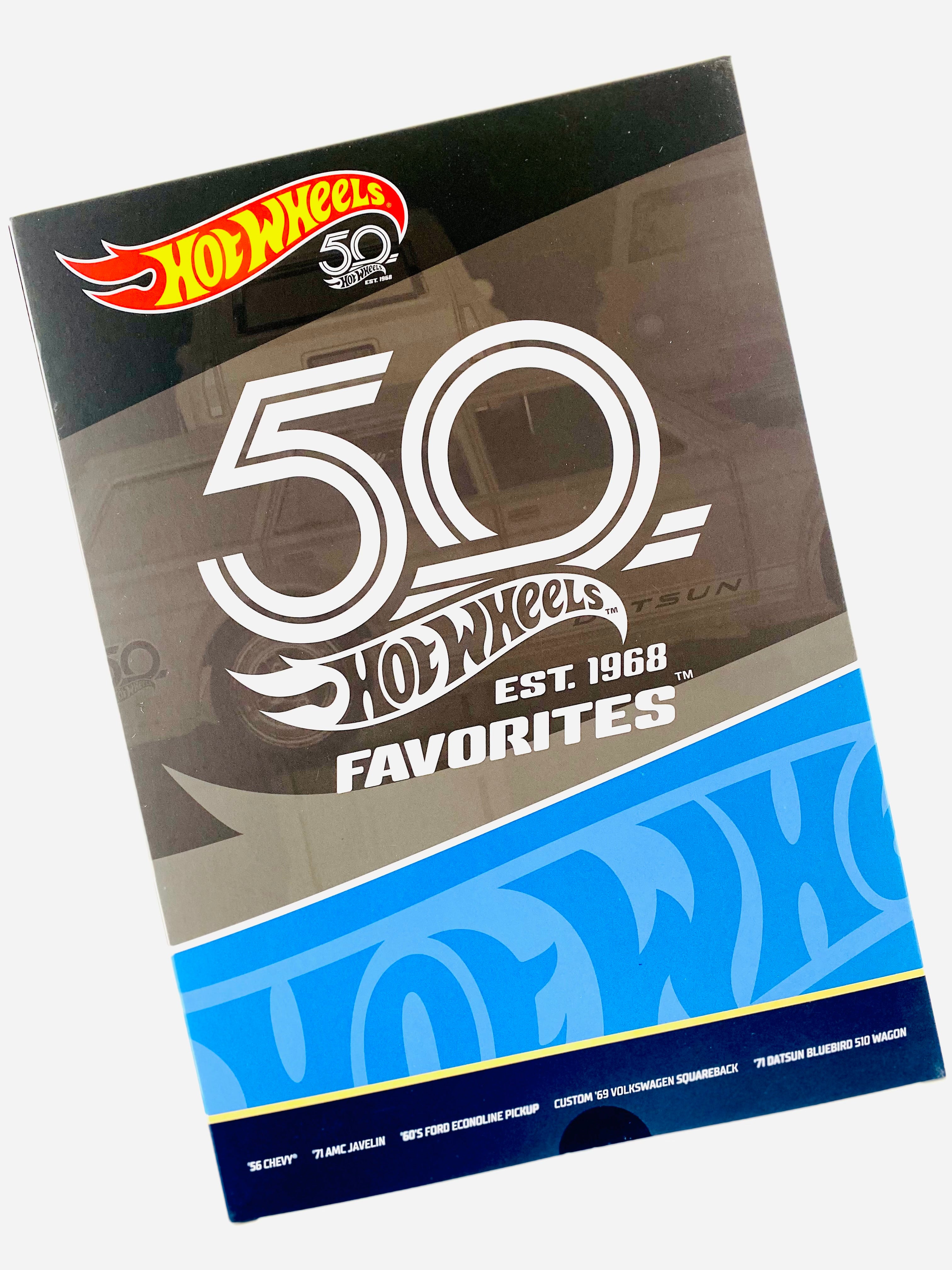 Hot Wheels 2018 50th Anniversary Favorites Factory Sealed Box Set