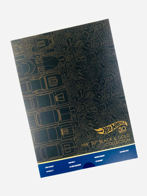 Hot Wheels 2018 50th Anniversary Black & Gold Collection Factory Sealed Box Set