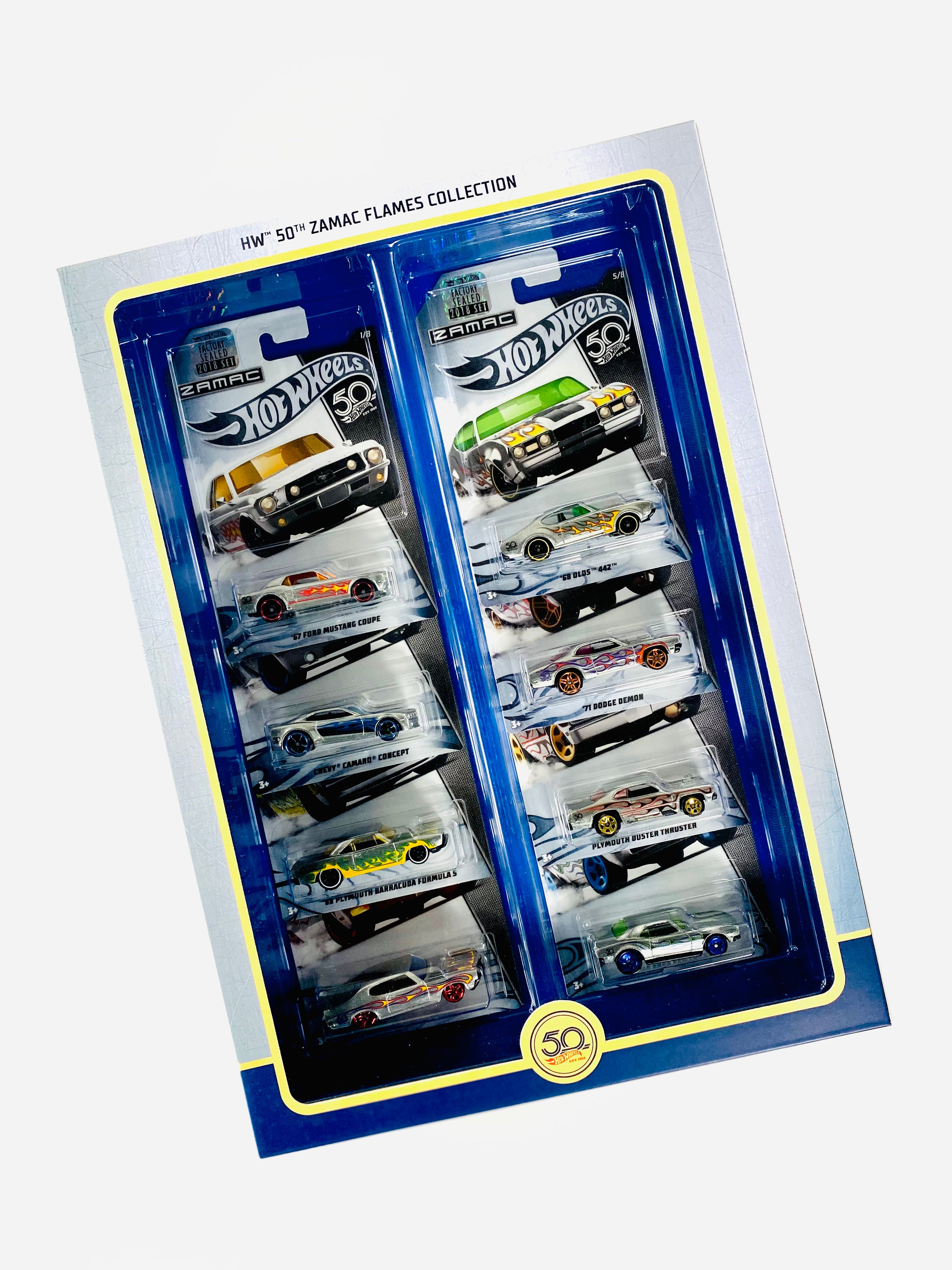 セイムチャン コレクター カラー Hot Wheels 2018 50th Anniversary ZAMAC Flames Collection Factory