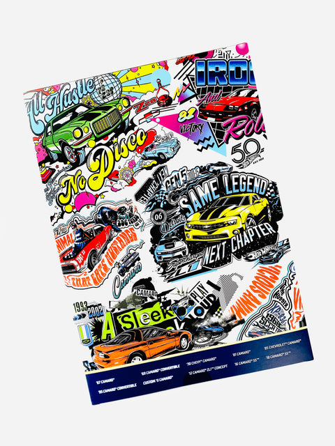 Hot Wheels 2018 50th Anniversary Camaro Collection Factory Sealed Box Set