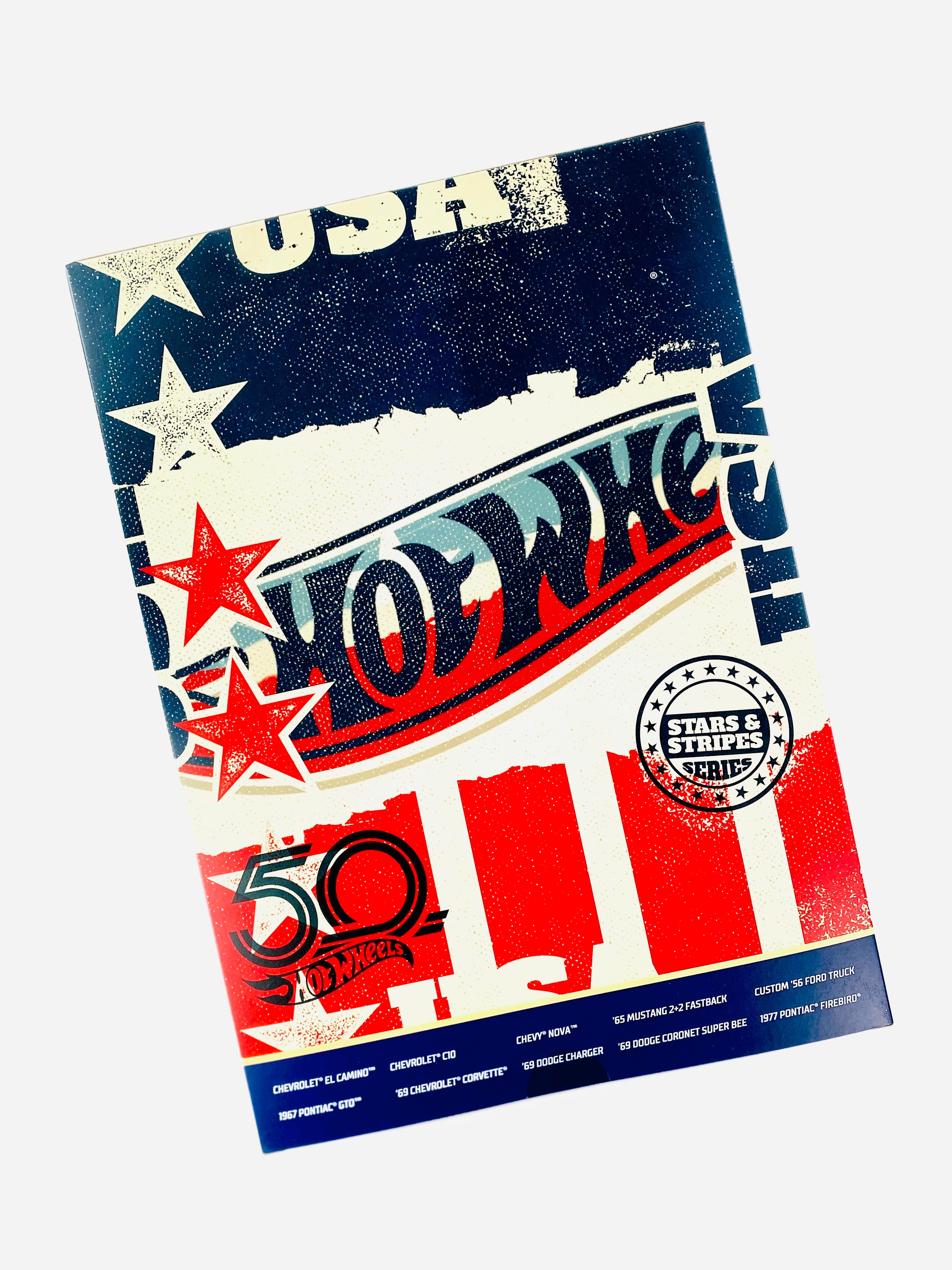 Hot Wheels 2018 50th Anniversary Stars & Stripes Collection