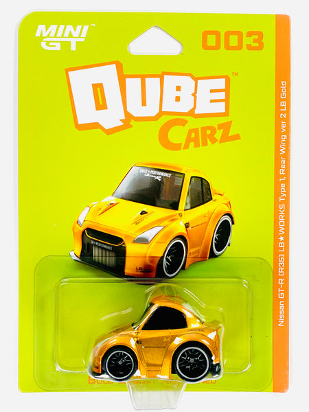 Mini GT QubeCarz Series 1 Liberty Walk Nissan GT-R R35 LB-Works