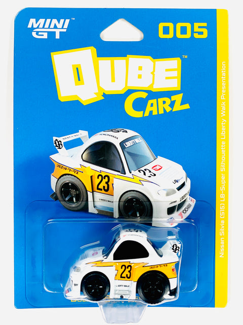 Mini GT QubeCarz Series 1 Liberty Walk Nissan LB-Super Silhouette S15 Silvia Liberty Walk Presentation #005