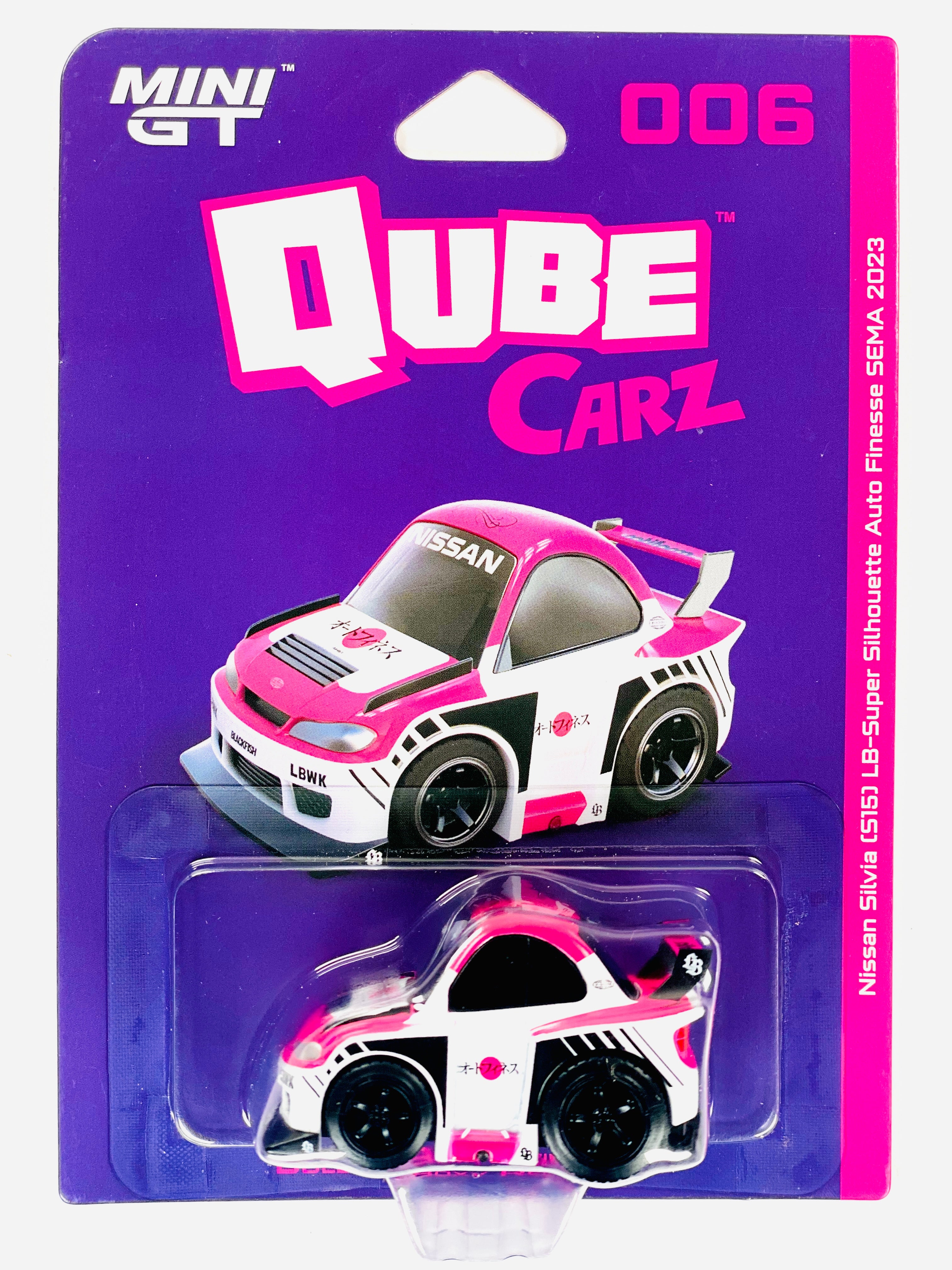 Mini GT QubeCarz Series 1 Liberty Walk Nissan LB-Super Silhouette