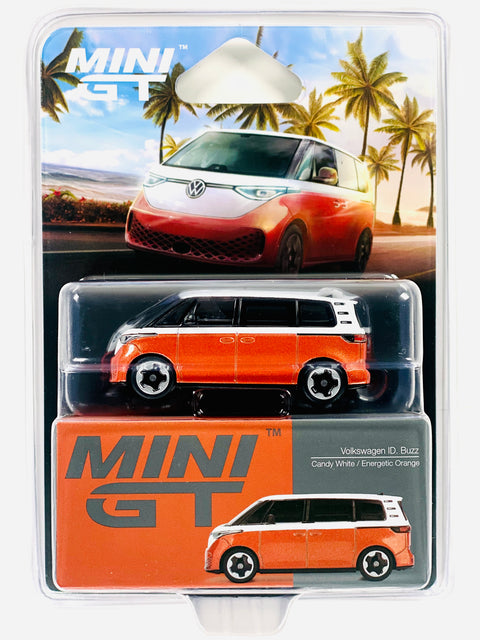Mini GT Volkswagen ID.Buzz Candy White / Energetic Orange #1061