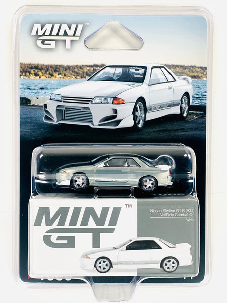 ミニカー MINIGT Nissan Skyline GT-R (R32)VeilSide Mini GT Nissan Skyline GT-R (R32) VeilSide Combat C-I White #1066
