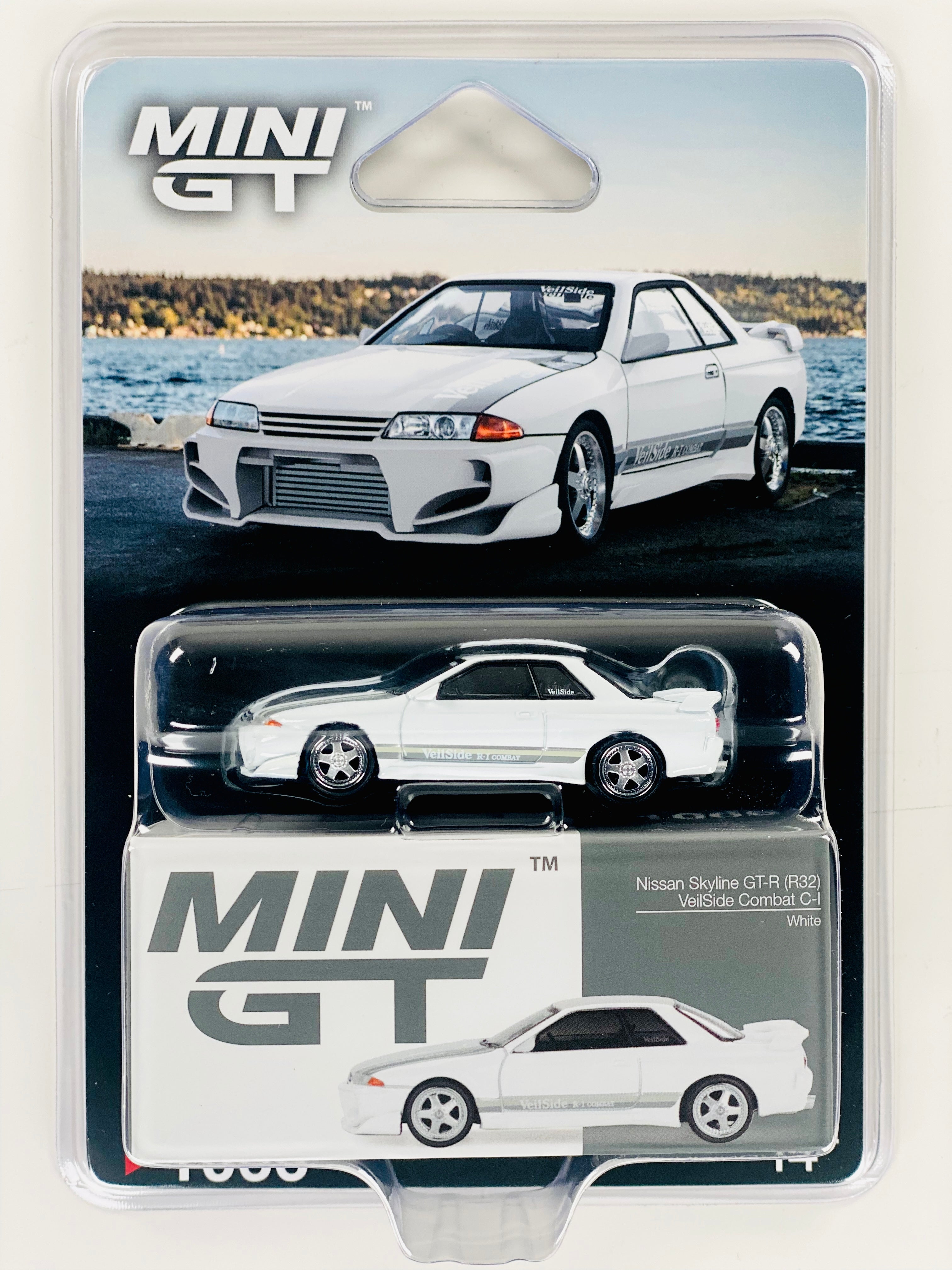 Mini GT Nissan Skyline GT-R (R32) VeilSide Combat C-I White #1066