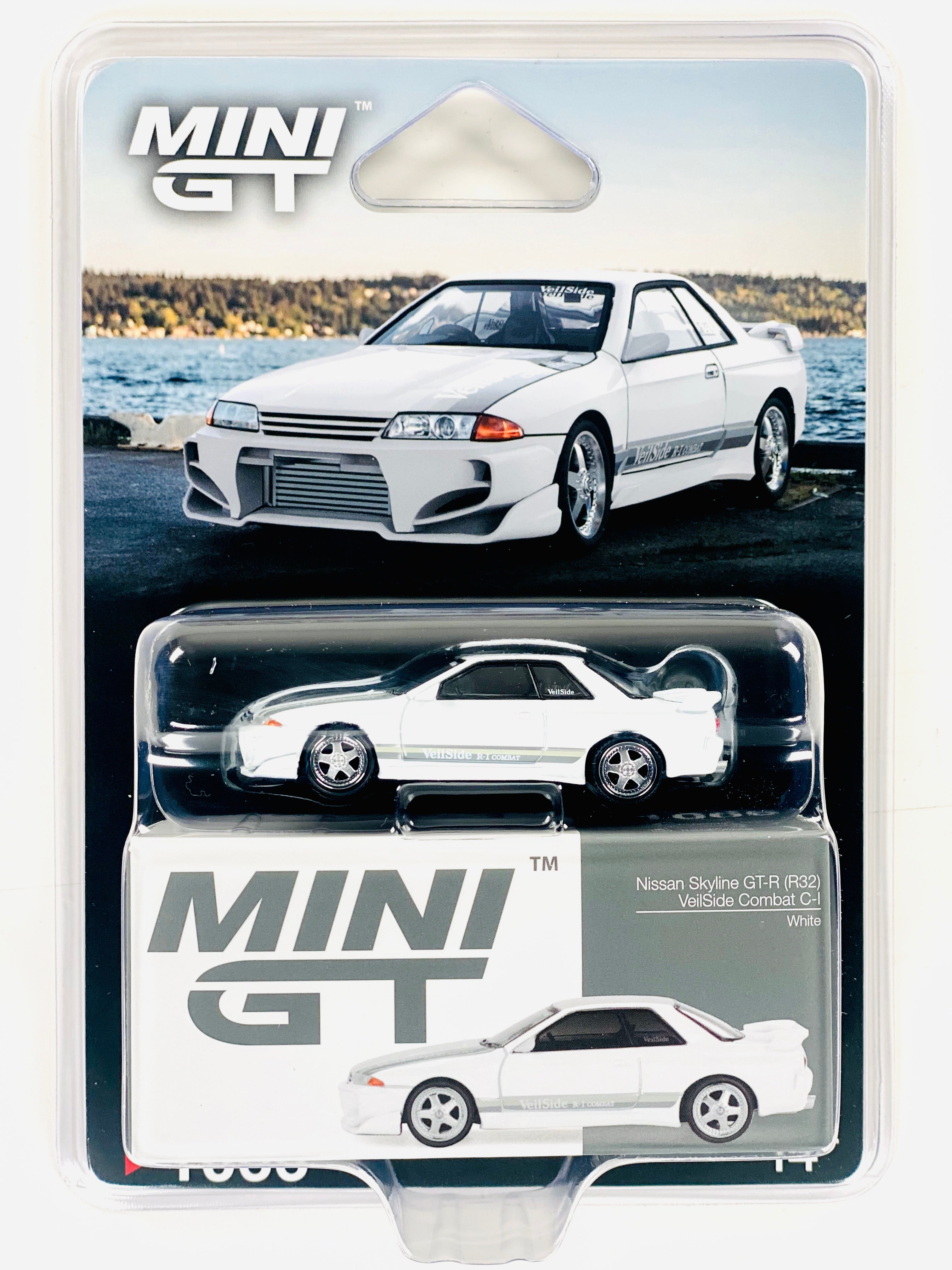 Mini GT Nissan Skyline GT-R (R32) VeilSide Combat C-I White #1066