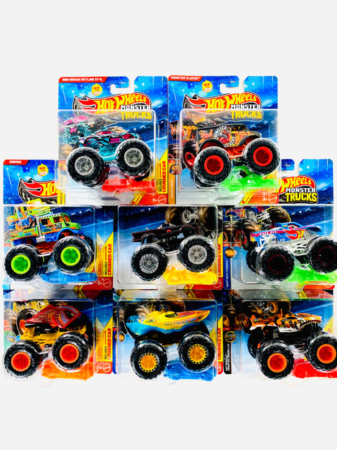 Hot Wheels 2026 Monster Truck & Car Factory Sealed Case A (8 Cars)