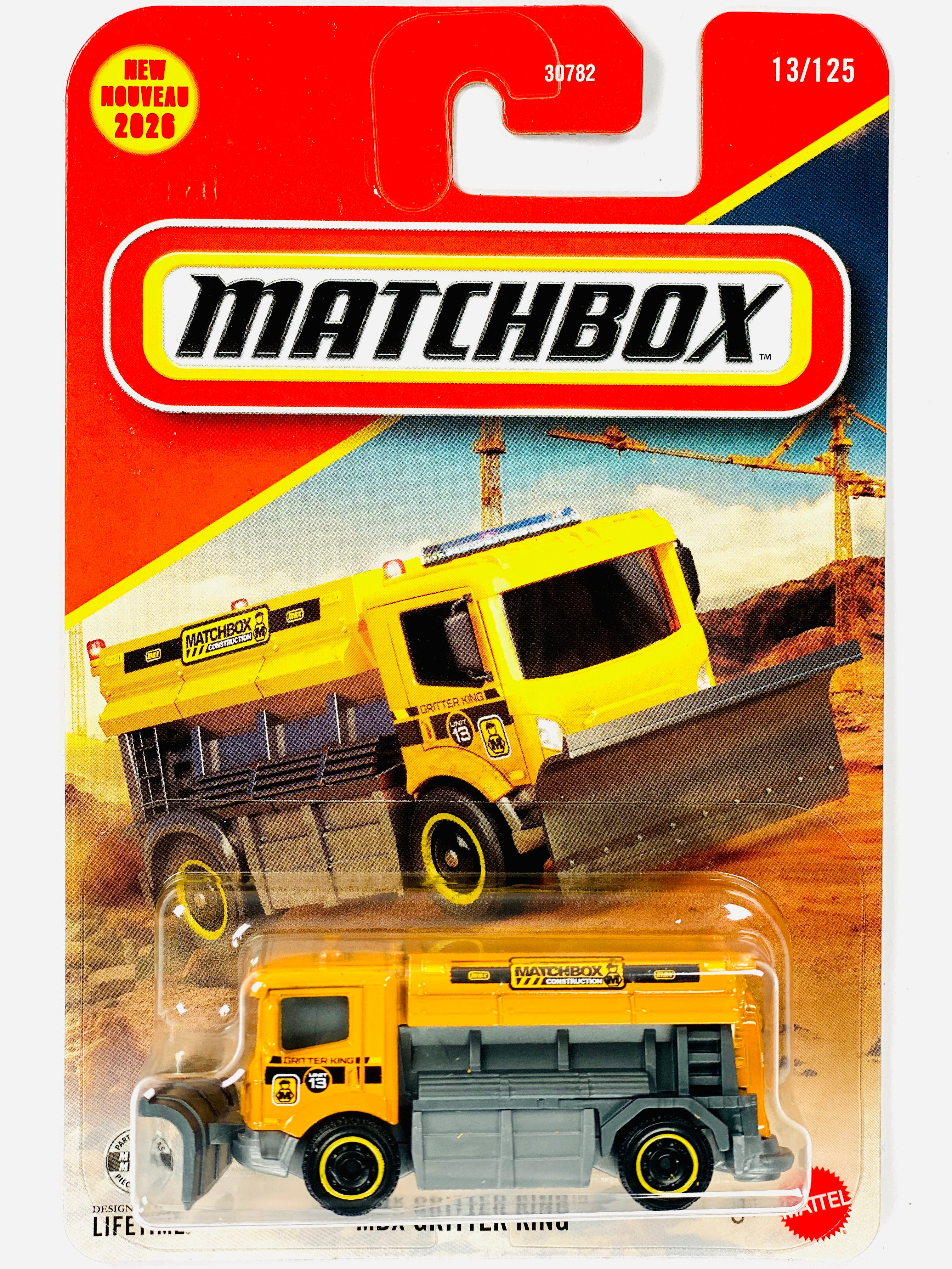 Matchbox 2026 Basic Case A MBX Gritter King – Jcardiecast