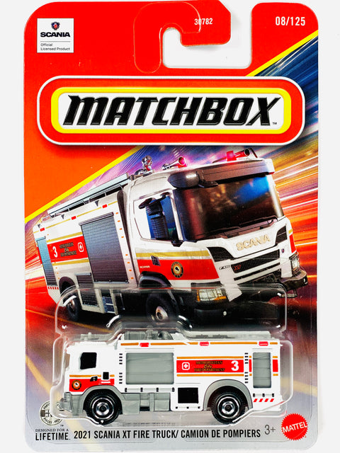 Matchbox 2026 Basic Case A 2021 Scania XT Fire Truck