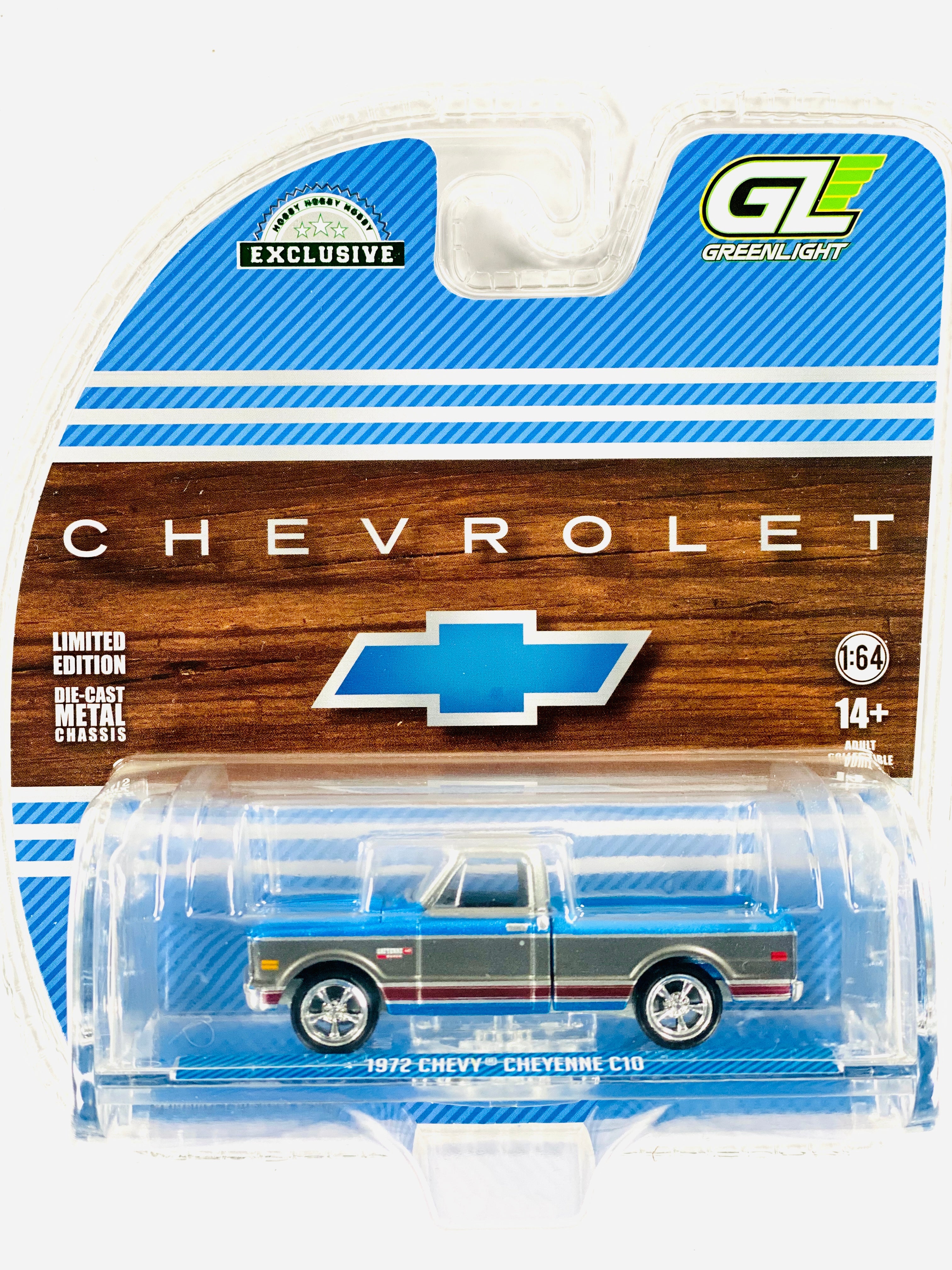 Greenlight Hobby Exclusive 1972 Chevy Cheyenne C10 Short Bed