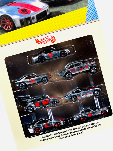 Hot Wheels 2025 80th Anniversary Replay the Classics ZAMAC 7-Pack - Damaged Box