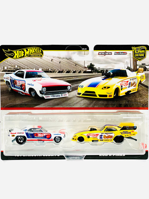 Hot Wheels 2025 Target Exclusive 2 Pack '72 Plymouth Cuda FC & Rob'n Pinks - Damaged Card