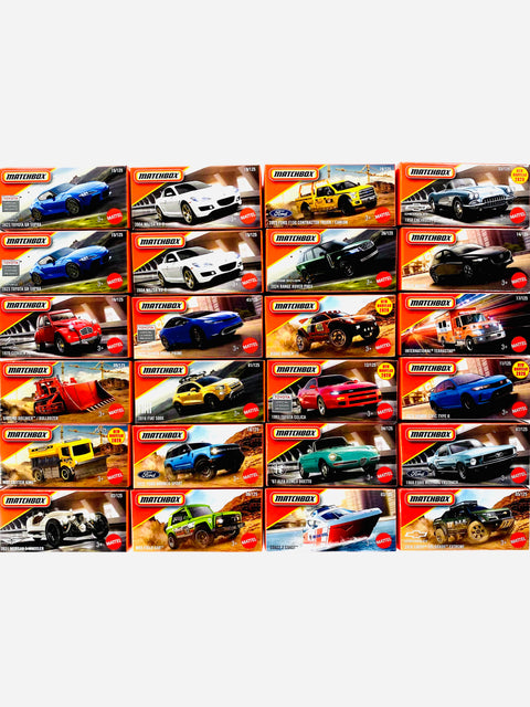 Matchbox 2026 Power Grabs Case B (24ct Assortment Mix Varies)