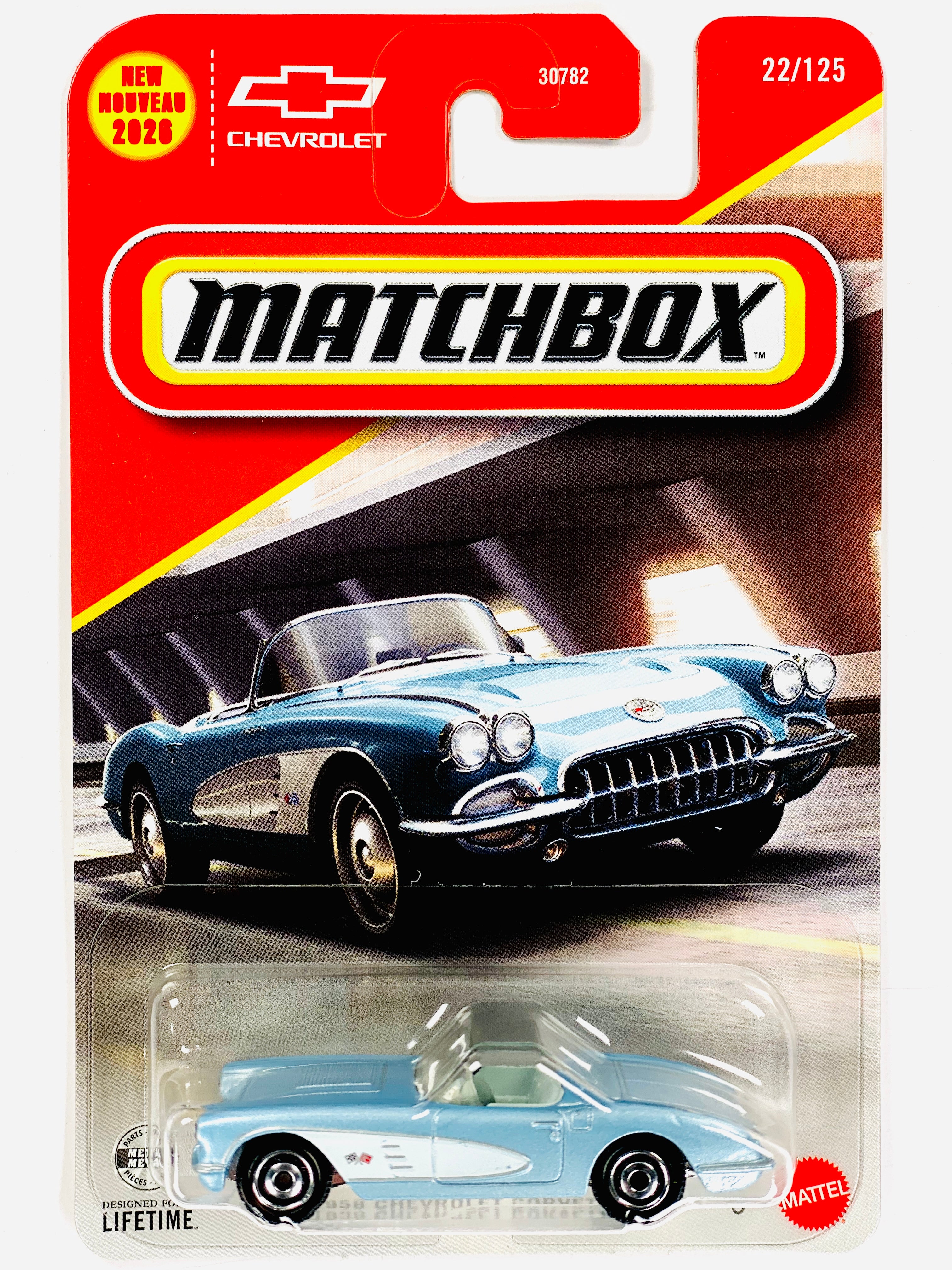 Matchbox 2026 Basic Case B 1958 Chevrolet Corvette – Jcardiecast