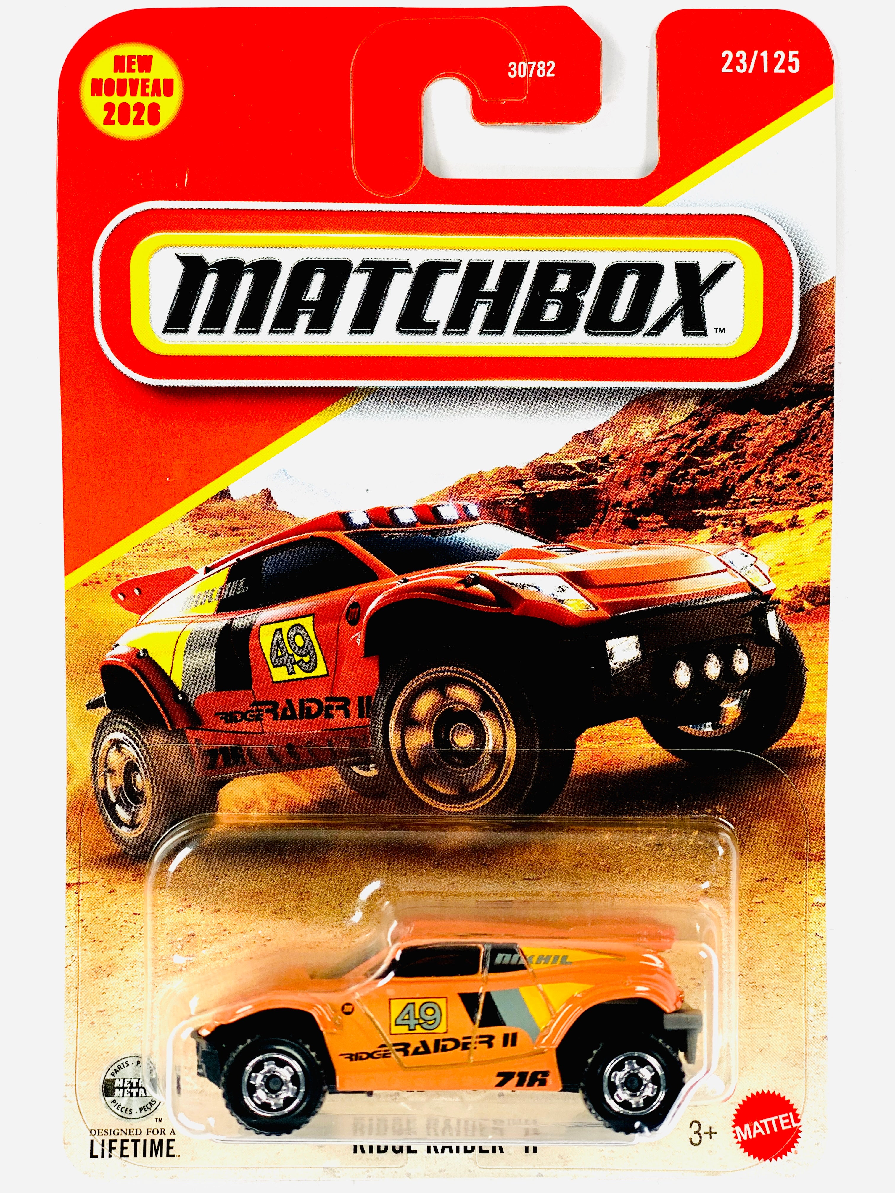 Matchbox 2026 Basic Case B Ridge Raider II – Jcardiecast