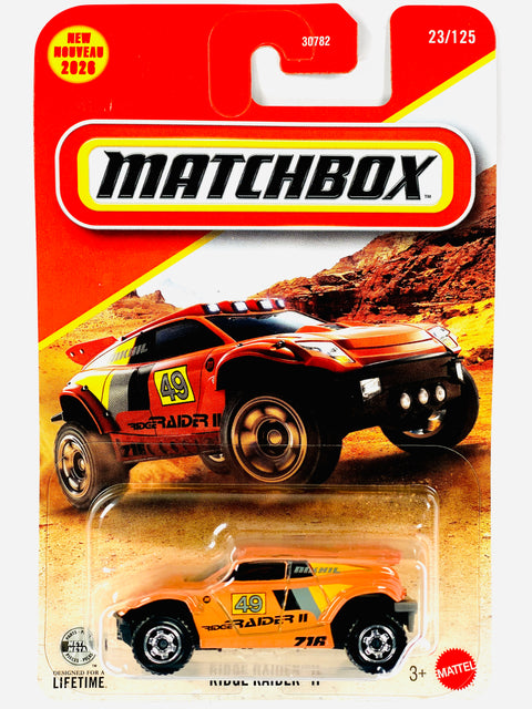 Matchbox 2026 Basic Case B Ridge Raider II