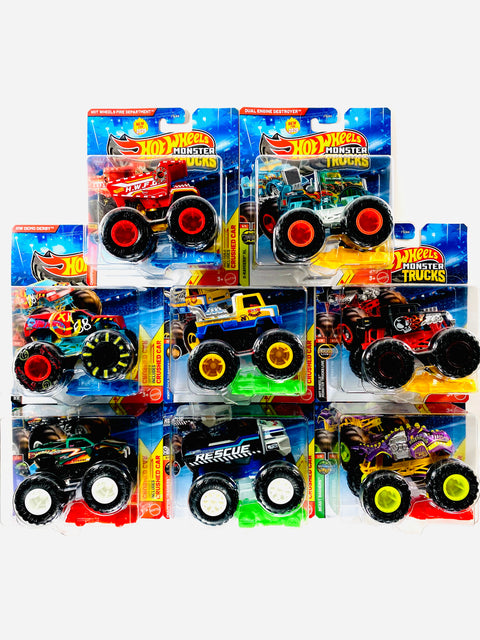 Hot Wheels 2026 Monster Truck & Car Factory Sealed Case B (8 Cars)