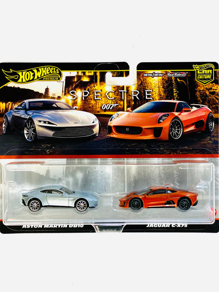 Aston Martin ミニカー 2台セット　007撃中車 Hot Wheels 2025 Target Exclusive 2 Pack Spectre 007 Aston Martin
