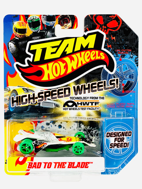 Hot Wheels 2011 High Speed Wheels Bad To The Blade - Damaged Card