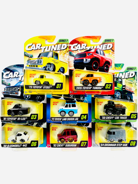 Car Tuned 2025 Series 7 Mainline Assortment (8 Cars)