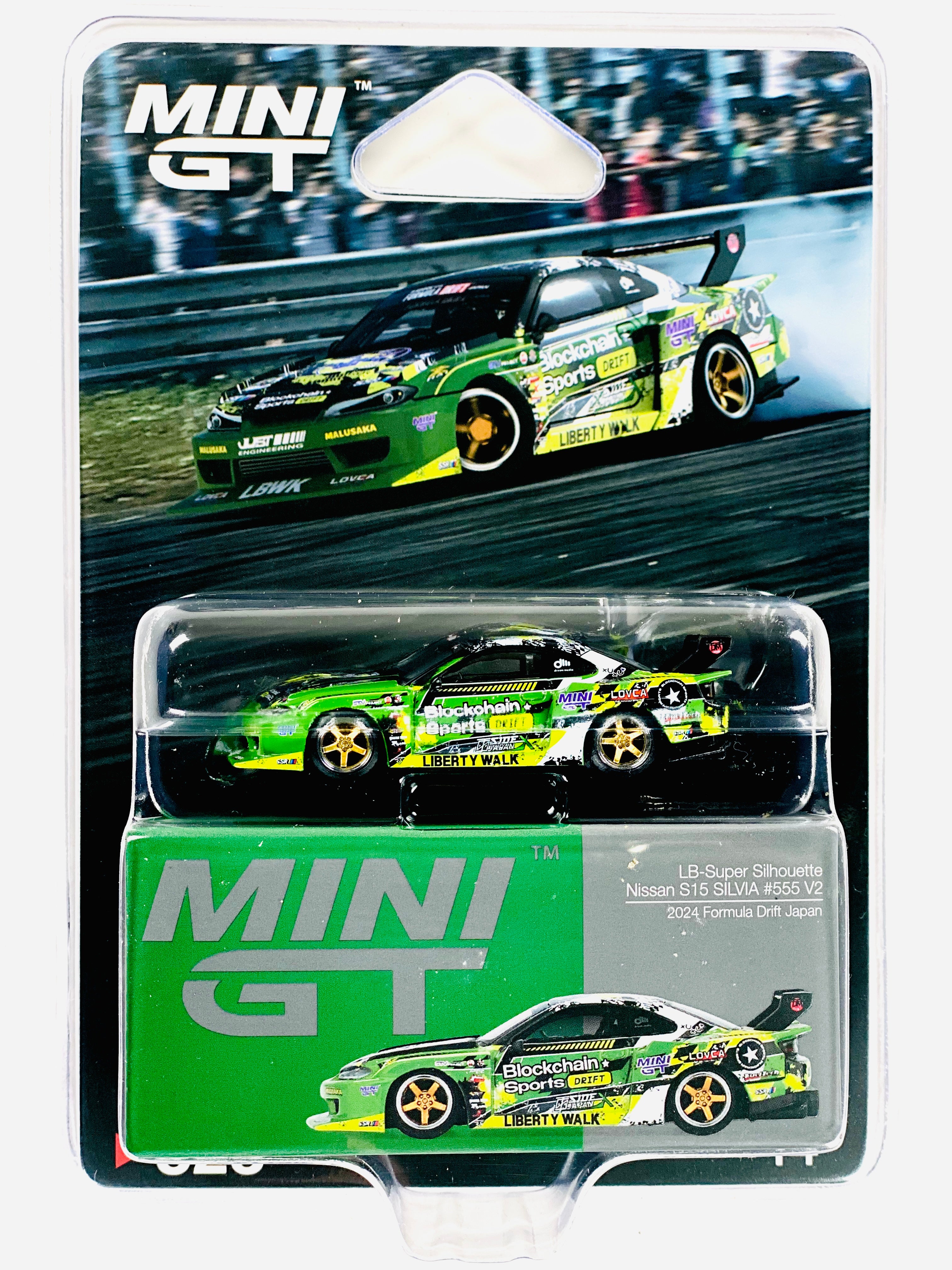 Mini GT Mijo Exclusive Nissan LB-Super Silhouette S15 Silvia #555