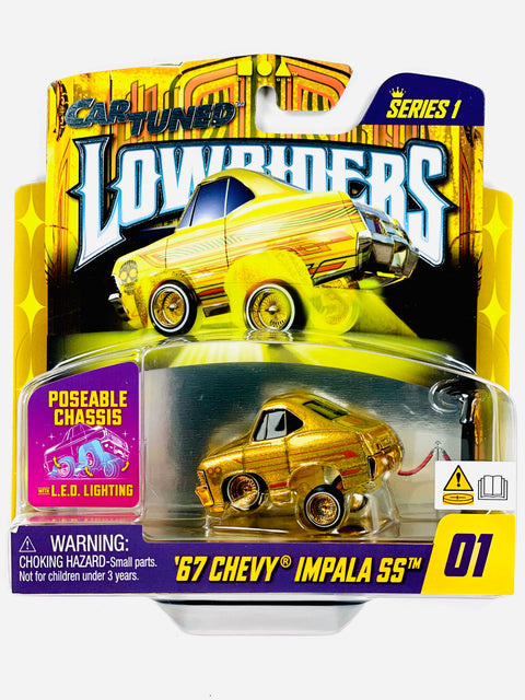 CarTuned Series 1 Lowriders Show Glow L.E.D. Light Up Chassis '67 Impala SS #01