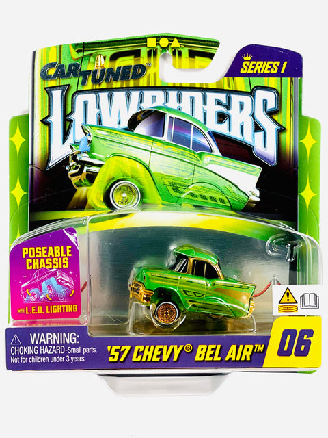 CarTuned Series 1 Lowriders Show Glow L.E.D. Light Up Chassis '57 Chevy Bel Air #06