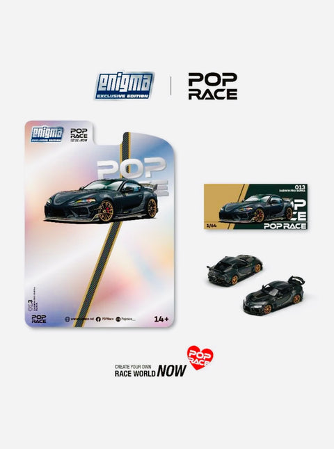 Pop Race Enigma Exclusive Toyota Darwin PRO 66G NWB Supra (A90) Midnight Black #013 Chase